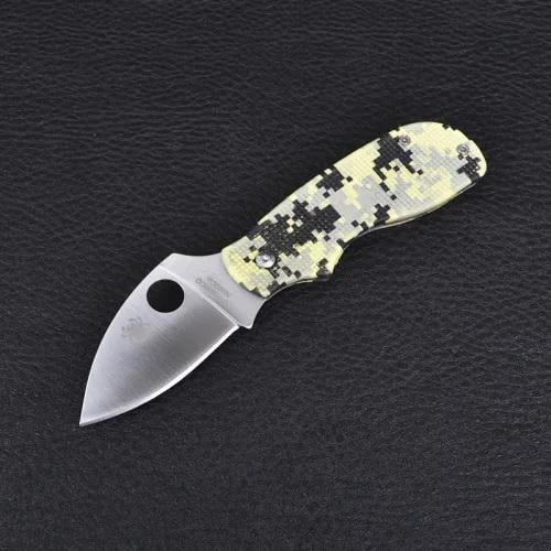 Нож карманный Spyderco Squeak N690Co Хаки (24064905) - фото 5 Нож карманный Spyderco Squeak N690Co Хаки (24064905) - фото 5