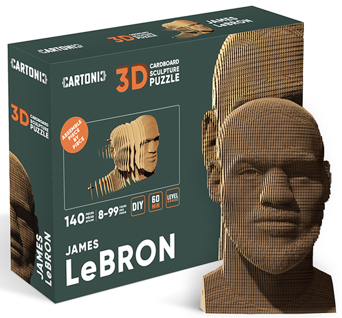 Картонный конструктор Cartonic 3D Puzzle LeBRON (8987152) - фото 1