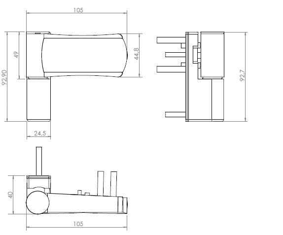 Петля для металлопластиковой двери Aksis 3D ZM018 120 кг алюминий Белый (24846320) - фото 2 Петля для металлопластиковой двери Aksis 3D ZM018 120 кг алюминий Белый (24846320) - фото 2