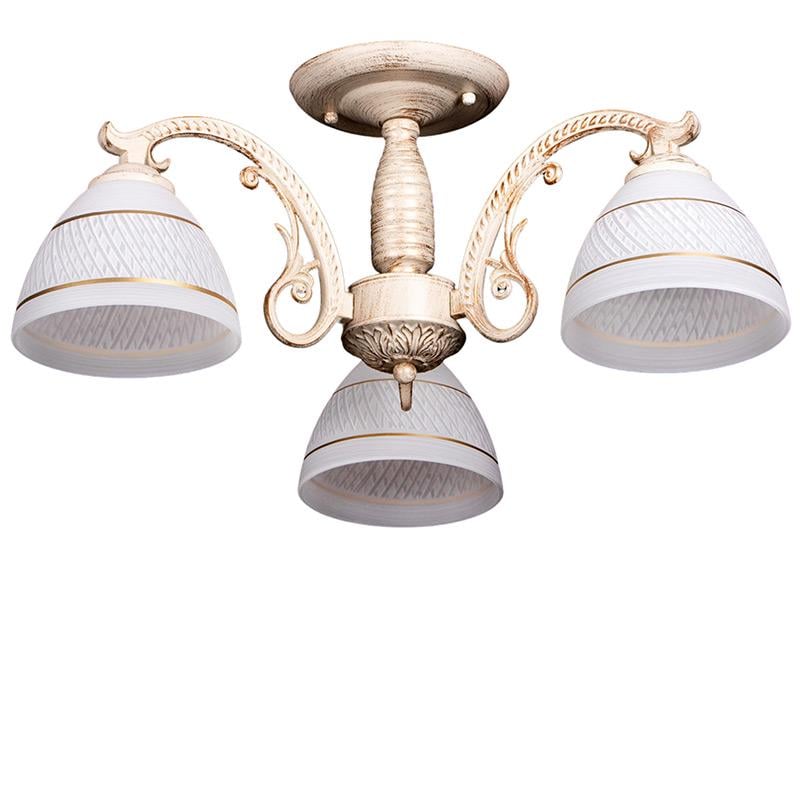 Люстра потолочная Light House SH-17021/3 YL 530х530х220 мм Золотисто-Бежевый (16089)