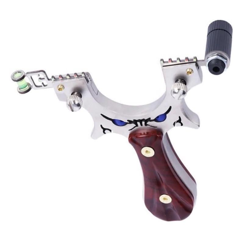 Рогатка металева ударна спортивна SFU Devil/laser для розваг/полювання/риболовлі (0026)