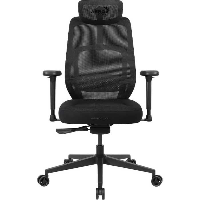 Кресло для геймеров AeroCool SKY 360 Mesh SYNC5 3D до 150 кг Black (TEGC-3105101.11)