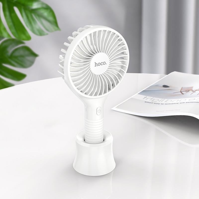 Вентилятор Hoco Mickey hand fan F13 5H Ultra-Quiet White