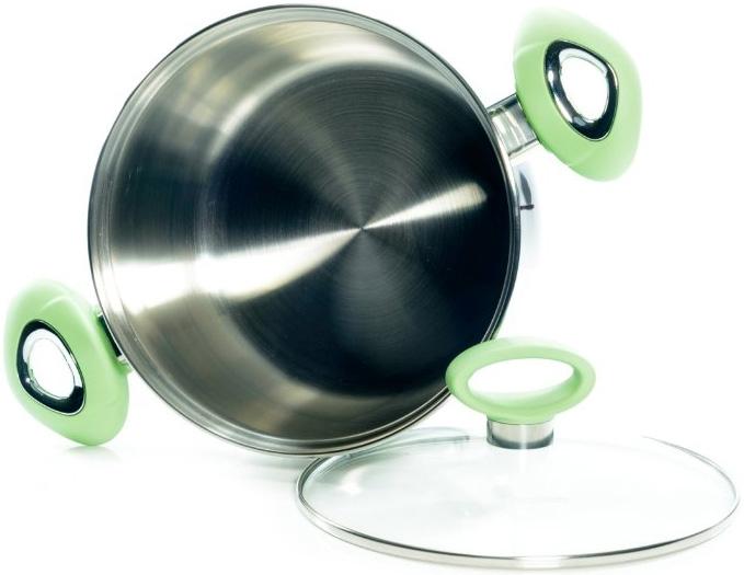 Кастрюля Fissman Janet 6,1 л из нержавеющей стали с индукционным дном (FN-SS-5442) - фото 2 Кастрюля Fissman Janet 6,1 л из нержавеющей стали с индукционным дном (FN-SS-5442) - фото 2