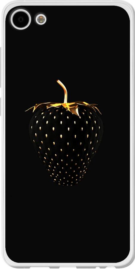 Чехол на Meizu U10 Черная клубника (3585t-415-42517)
