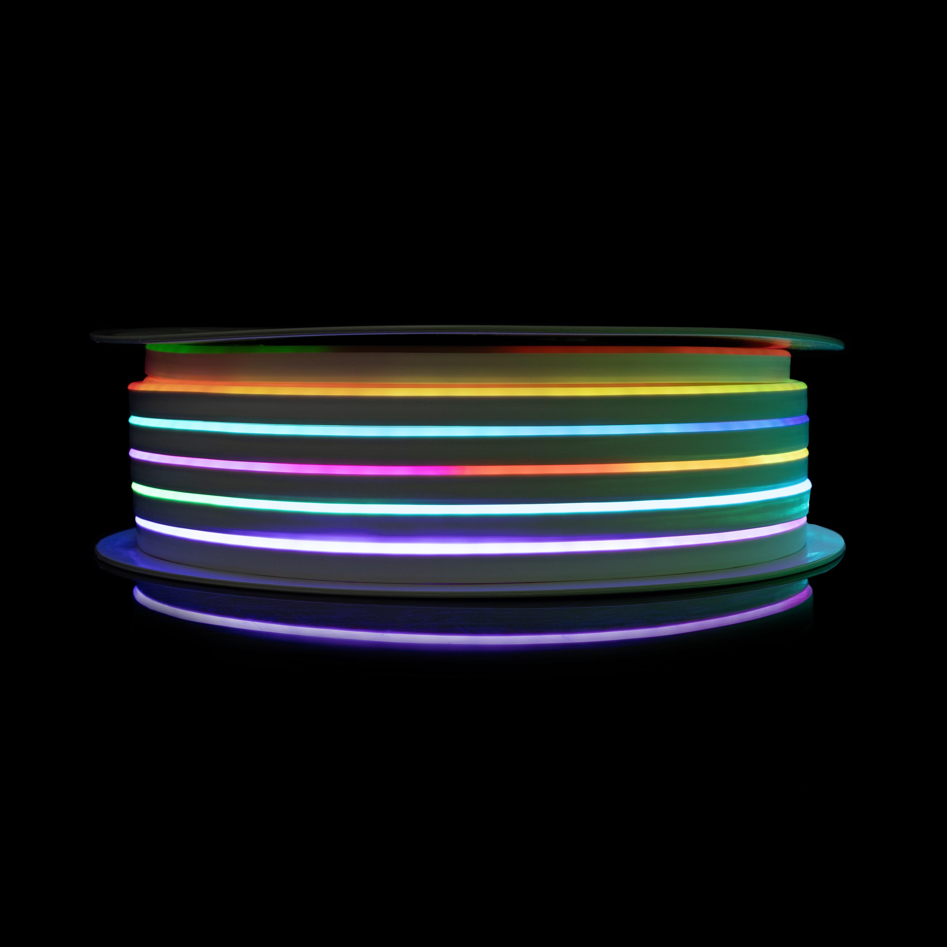 Світлодіодна стрічка неонова Prolum PRO RGB Full Color Series-FX 6x12 IP68 12V Різнокольоровий (28522801) - фото 4 Світлодіодна стрічка неонова Prolum PRO RGB Full Color Series-FX 6x12 IP68 12V Різнокольоровий (28522801) - фото 4