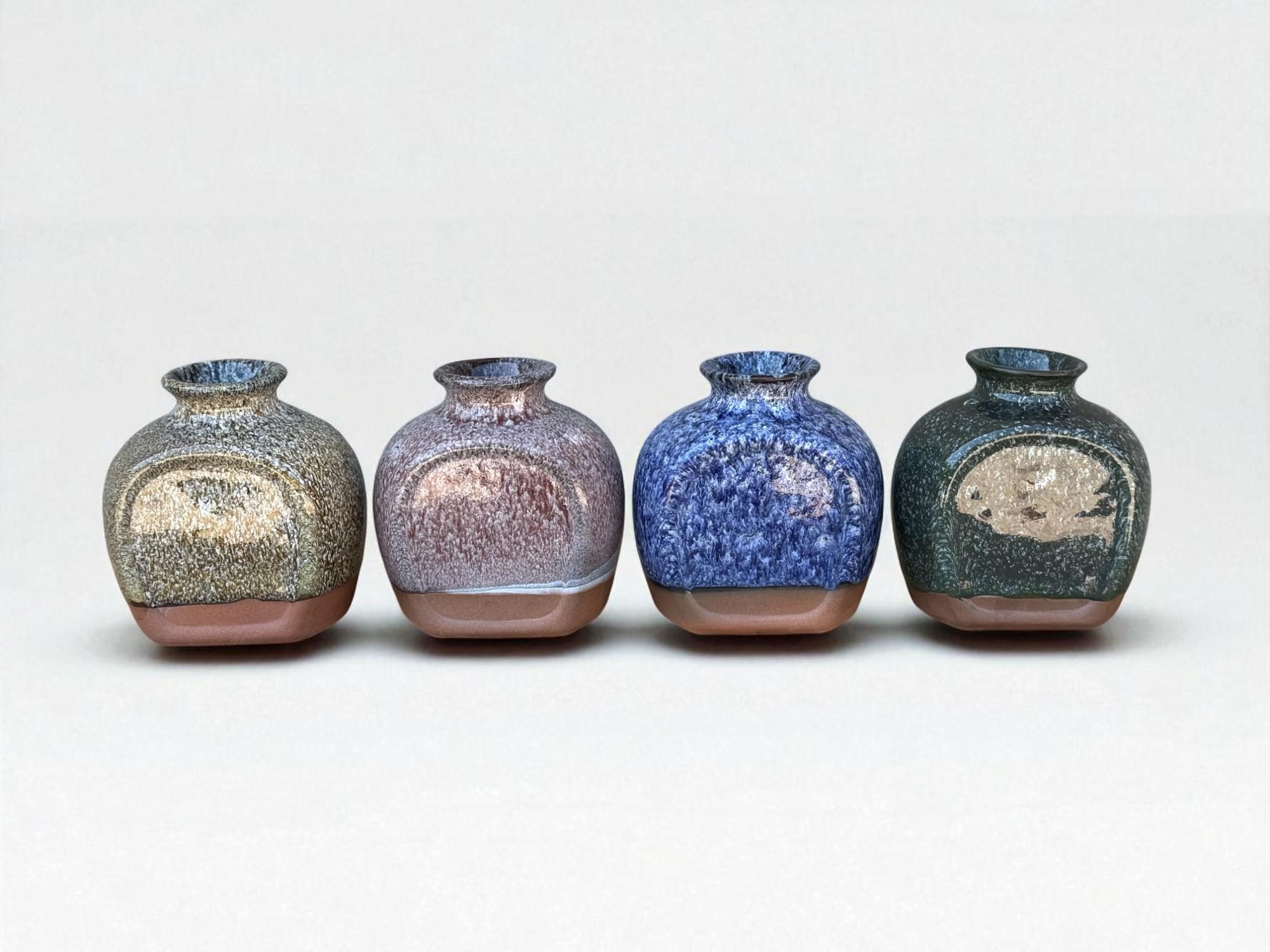 Набор квадратных ваз 4шт. (28833565)