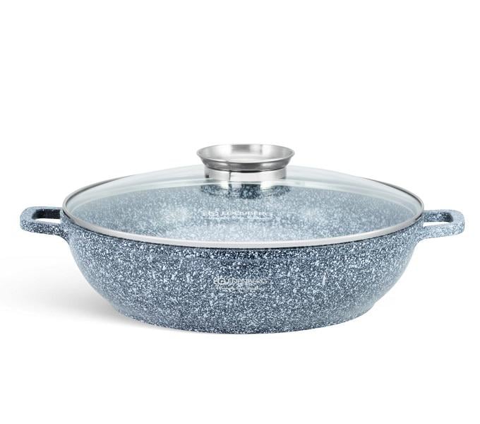 Кастрюля-казан с крышкой Edenberg EB-8042 с антипригарным гранитным покрытием 5,5 л 32 см