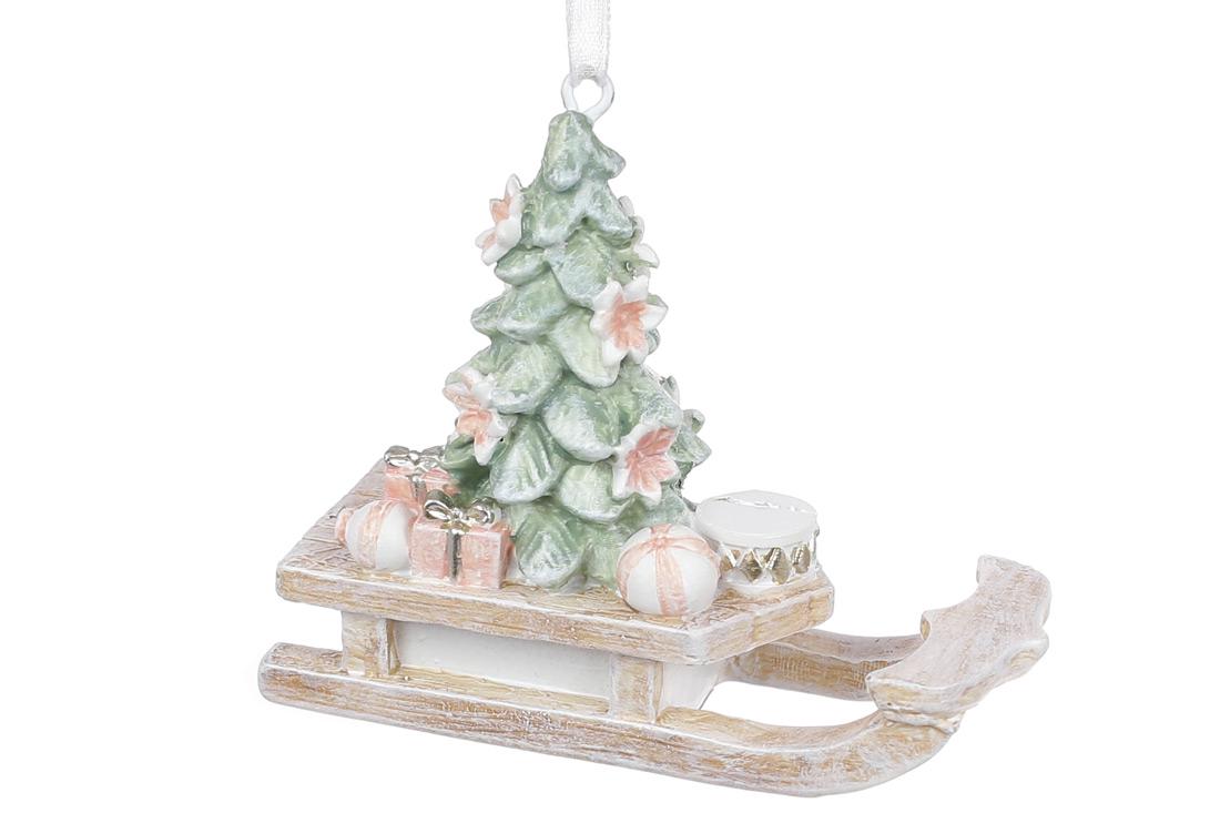 Фигурка-подвеска BonaDi Санки (K07-101)