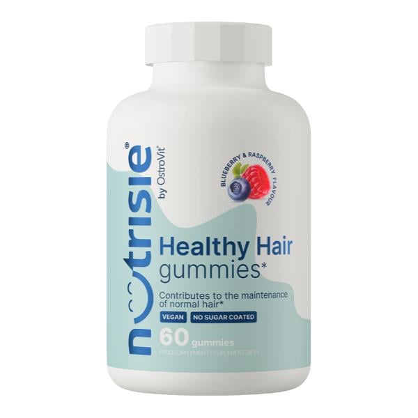 Комплекс для волос OstroVit Nutrisie Healthy Hair Gummies Raspberry Blueberry (000027266)
