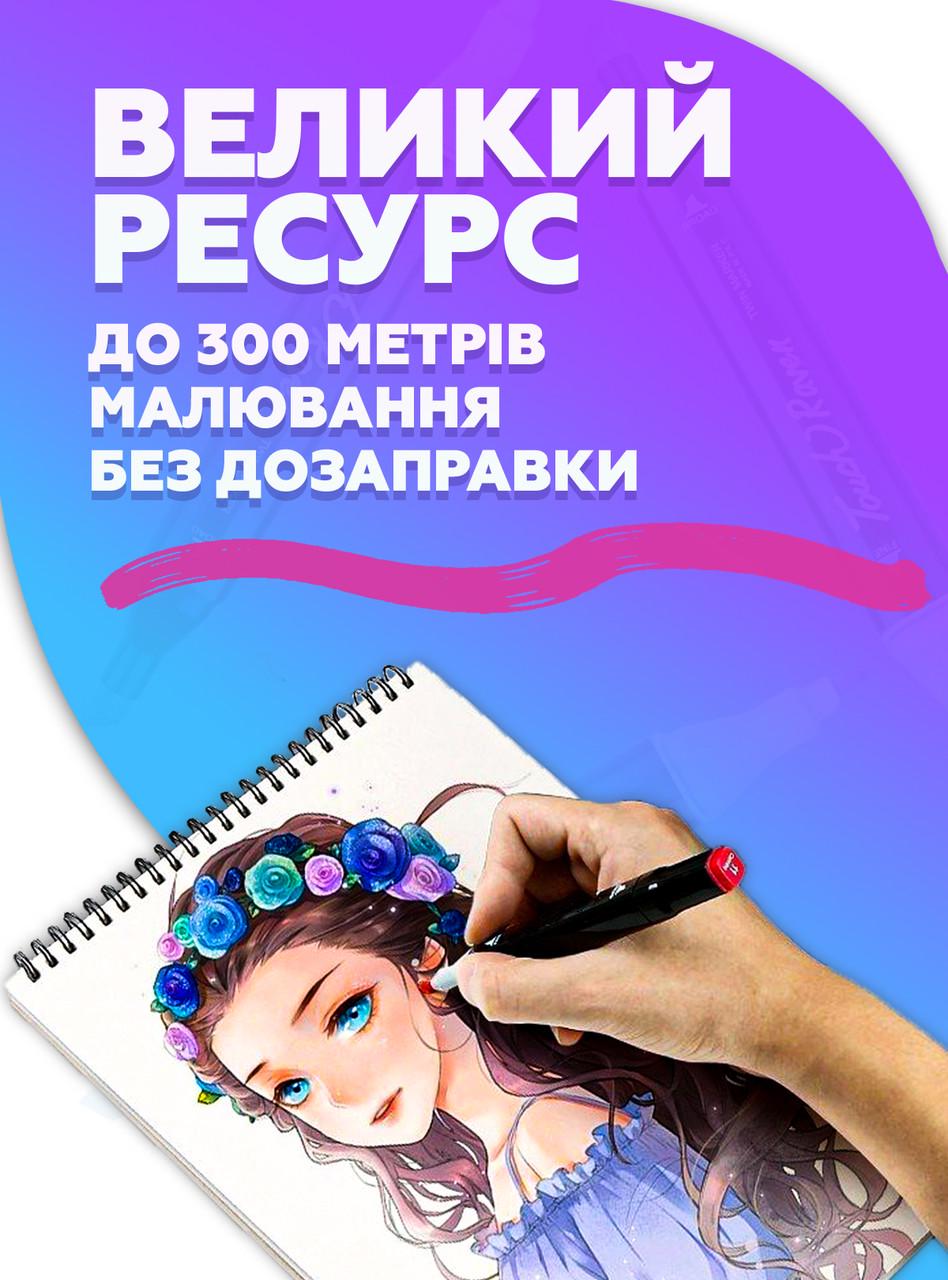 Маркери двосторонні для малювання на спиртовій основі в сумці 80 шт. (2375012886) - фото 7 Маркери двосторонні для малювання на спиртовій основі в сумці 80 шт. (2375012886) - фото 7
