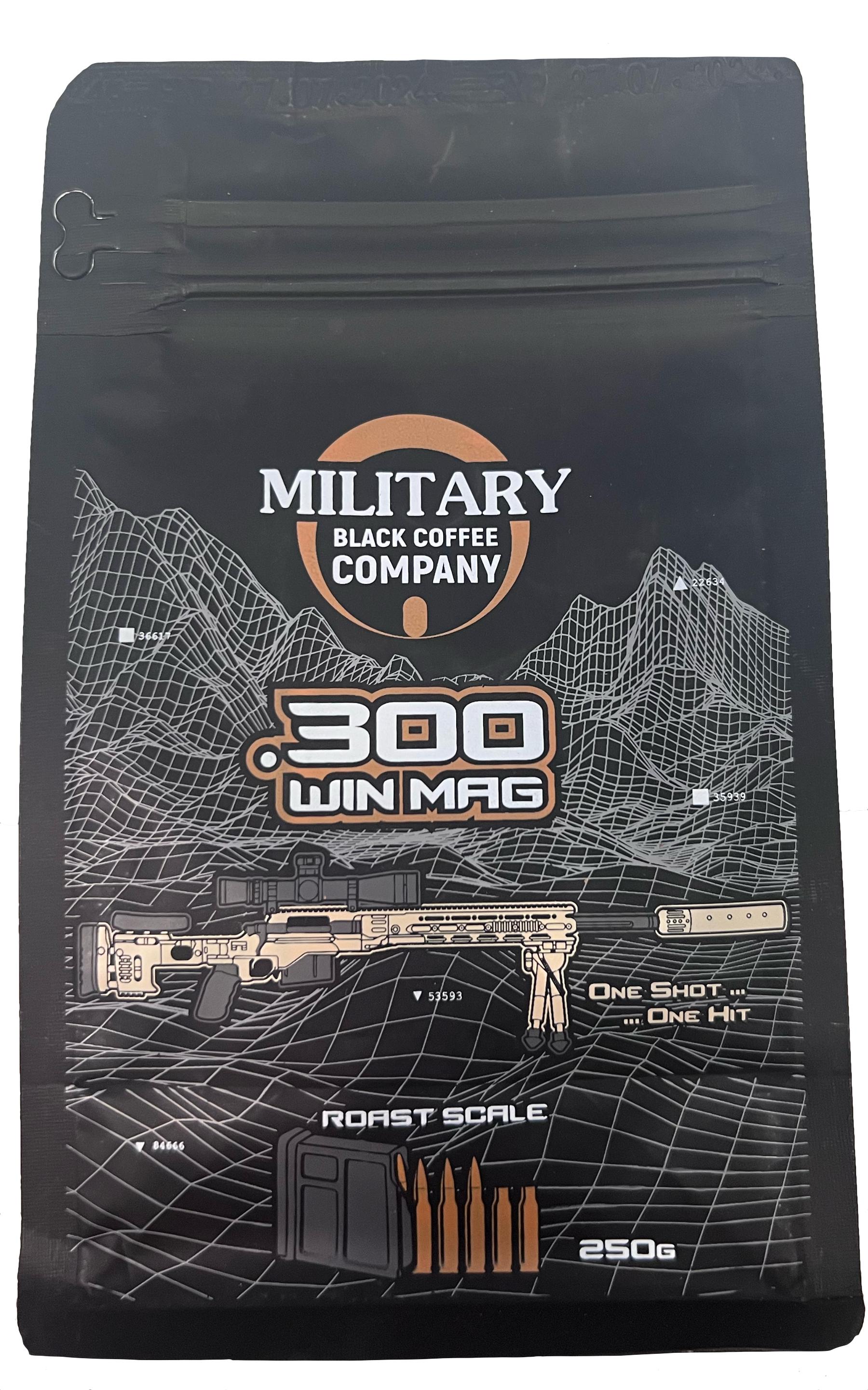 Кава в зернах MILITARY BLACK COFFEE COMPANY Ефіопія 250 г