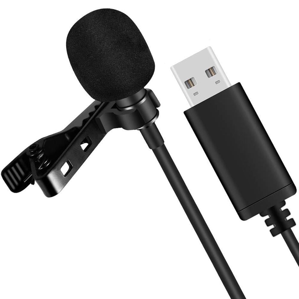 Микрофон петличный Andoer EY-510-2 USB для ноутбука/компьютера/ПК