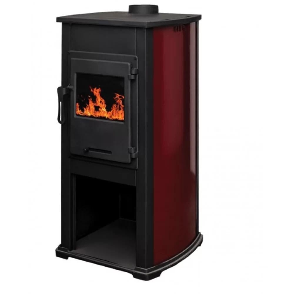 Піч на дровах TST TERMO ELEGANT Червоний (TS-05R RED)