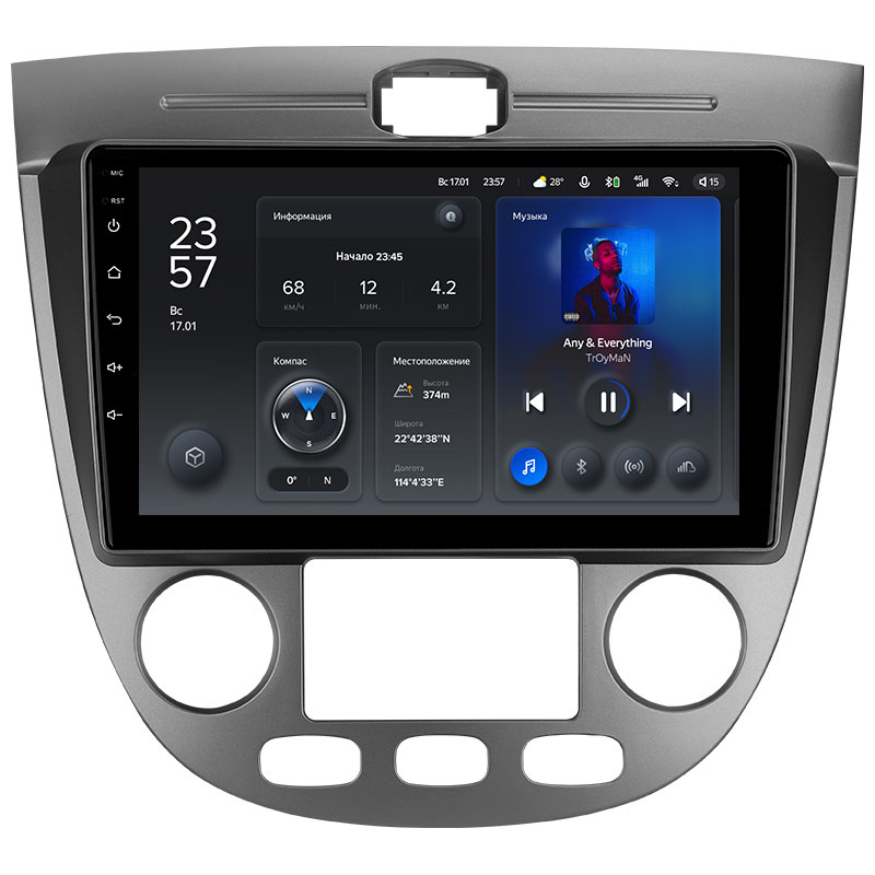 Штатная магнитола Teyes X1 для Chevrolet Lacetti J200 2004-2013, Buick Excelle 2004-2013 Android X1 2+32G