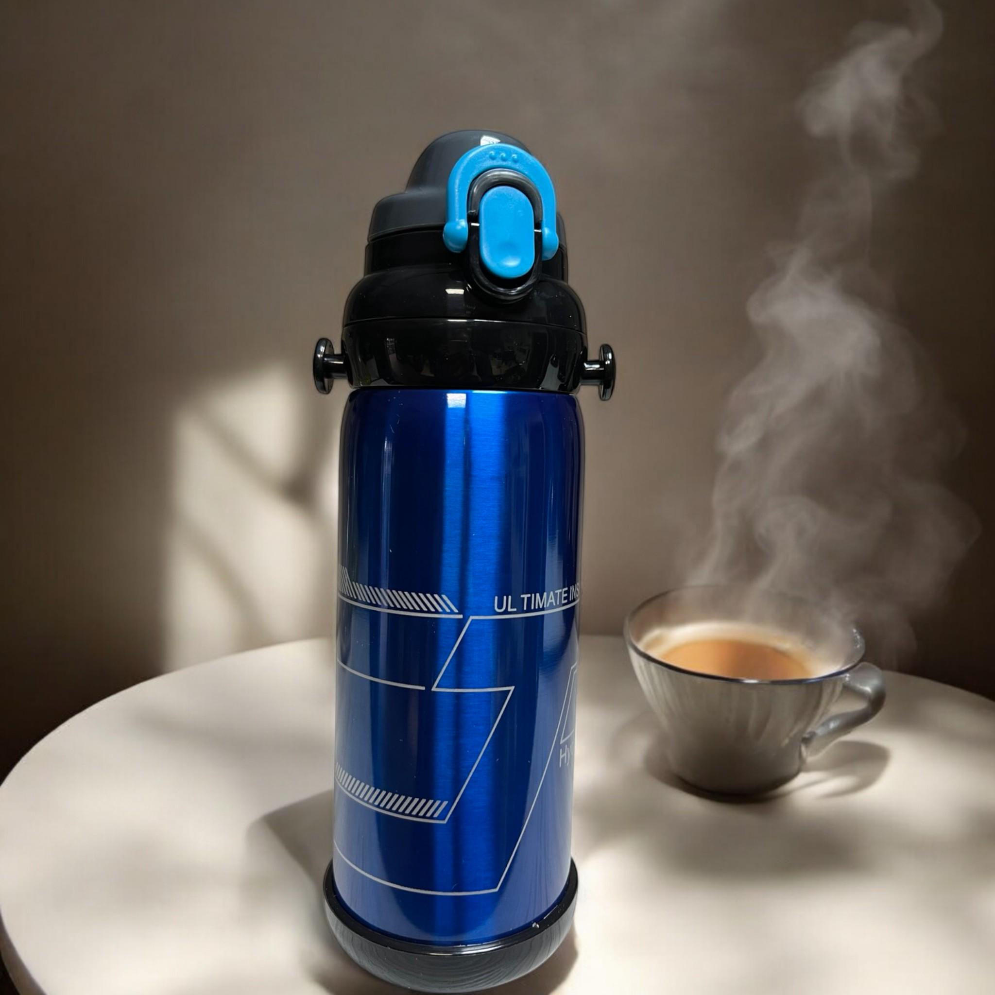 Термос Zojirushi T64 с крышкой поилкой и чашкой 800 мл Blue (Т_T64Blue) - фото 3 Термос Zojirushi T64 с крышкой поилкой и чашкой 800 мл Blue (Т_T64Blue) - фото 3