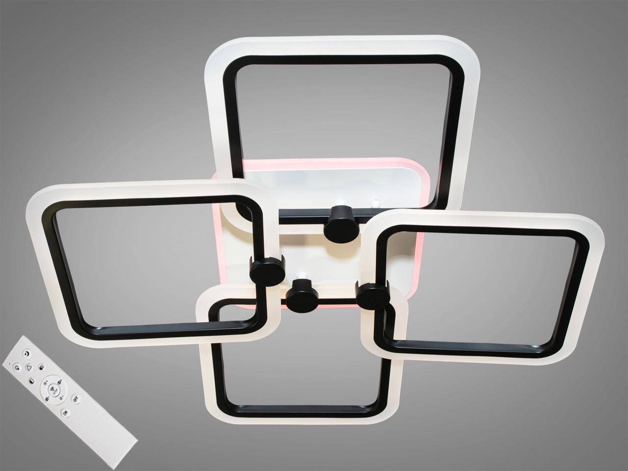 Люстра потолочная с димером LED MX2503/4S BK 3col dim (2437599245) Люстра потолочная с димером LED MX2503/4S BK 3col dim (2437599245)