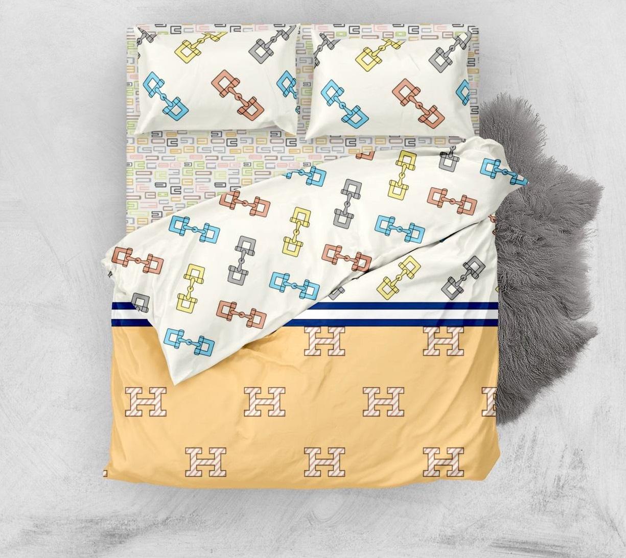 Комплект постельного белья Chain евро бязь 240х220 см (Glux-05071/WP/E)