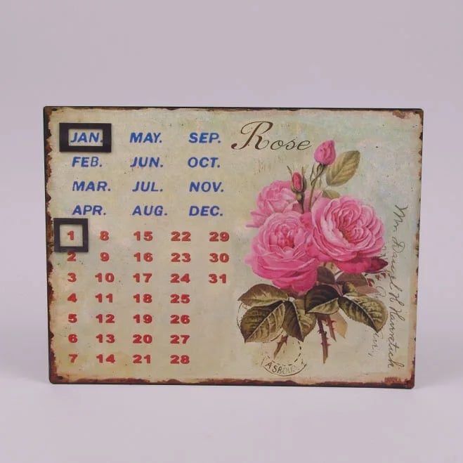 Календарь металлический Flora (24273)
