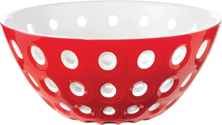 Салатник Guzzini Le Murrine пластиковый 20 см Красный с белым (169-135-279420147)