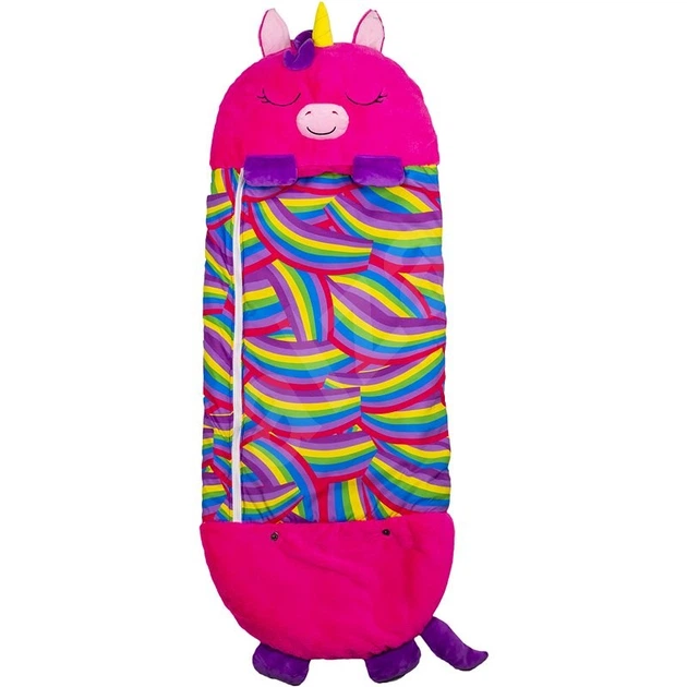 Спальний мішок-іграшка дитячий Єдиноріг 3в1 на блискавці вбудована подушка 120 см Рожевий (541541541541541) Спальний мішок-іграшка дитячий Єдиноріг 3в1 на блискавці вбудована подушка 120 см Рожевий (541541541541541)