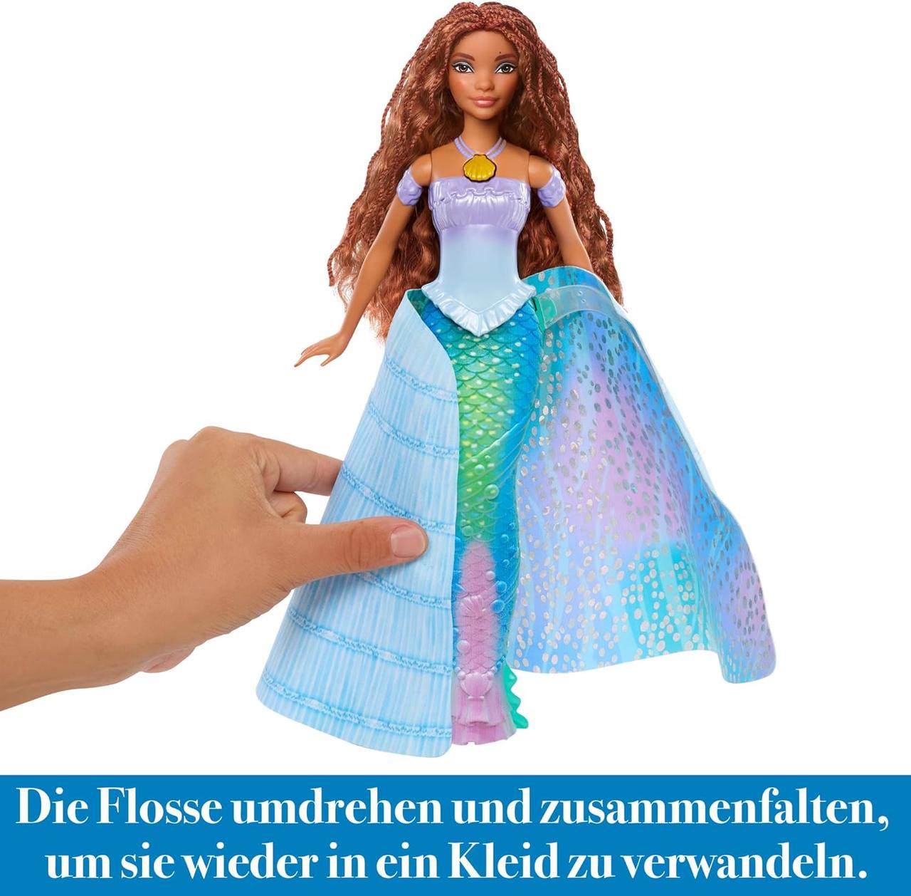 Лялька Mattel Disney The Little Mermaid Transforming Ariel Fashion (2060333798) - фото 5