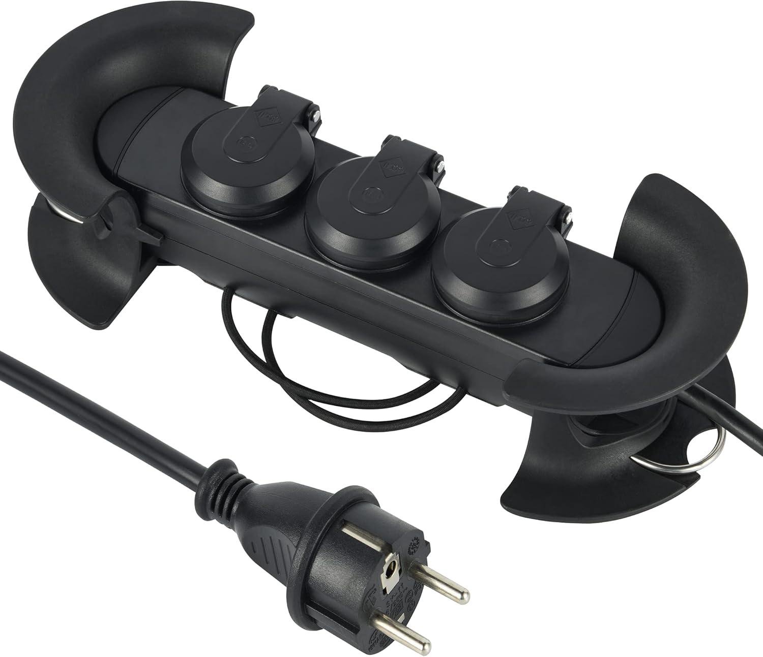 Подовжувач Electraline 3 розетки 10 м 3х1,5 мм² IP44 - фото 7 Подовжувач Electraline 3 розетки 10 м 3х1,5 мм² IP44 - фото 7