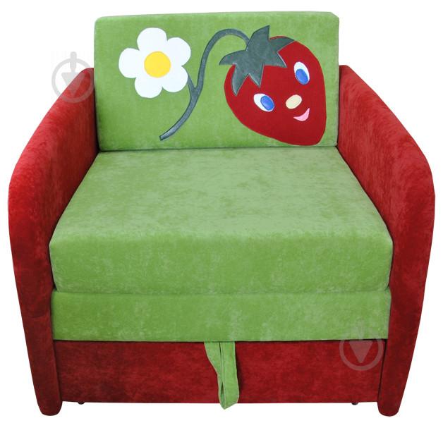 Диван малютка Ribeka Клубничка Зелёный (03M073)
