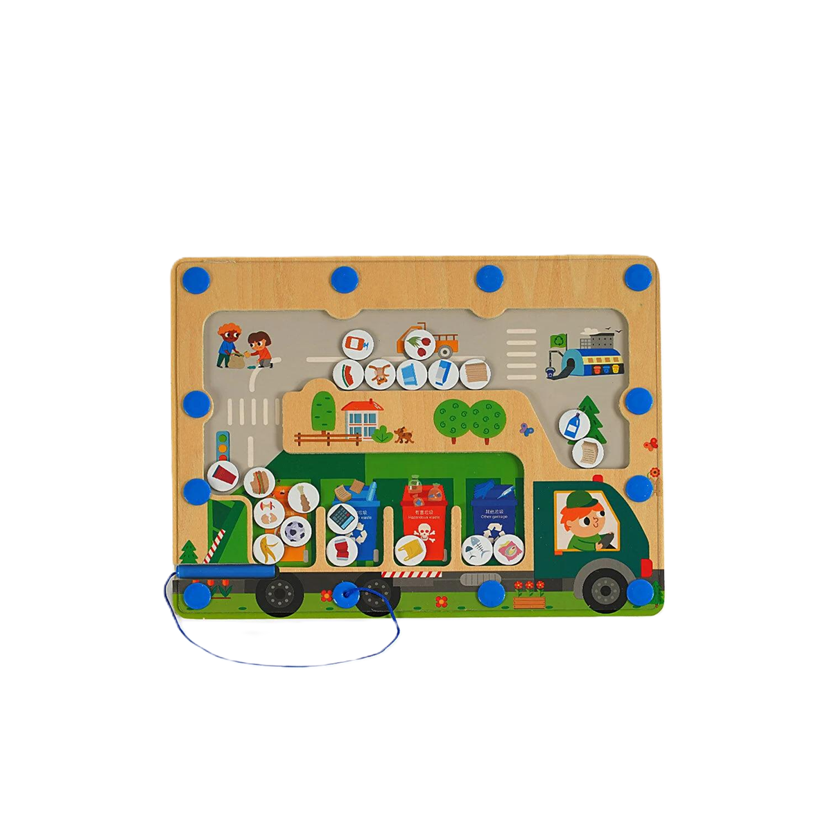Игрушка для малышей С-64652/40 Доска логическая сортировка мусора/магнитная игра в коробке (23390068) Игрушка для малышей С-64652/40 Доска логическая сортировка мусора/магнитная игра в коробке (23390068)