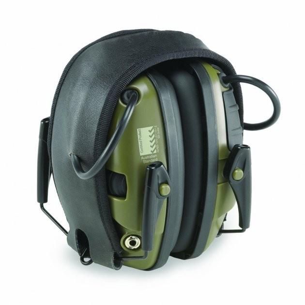 Наушники активные защитные Howard Leight Impact Sport R-01526 защита 22 Дб Olive - фото 7