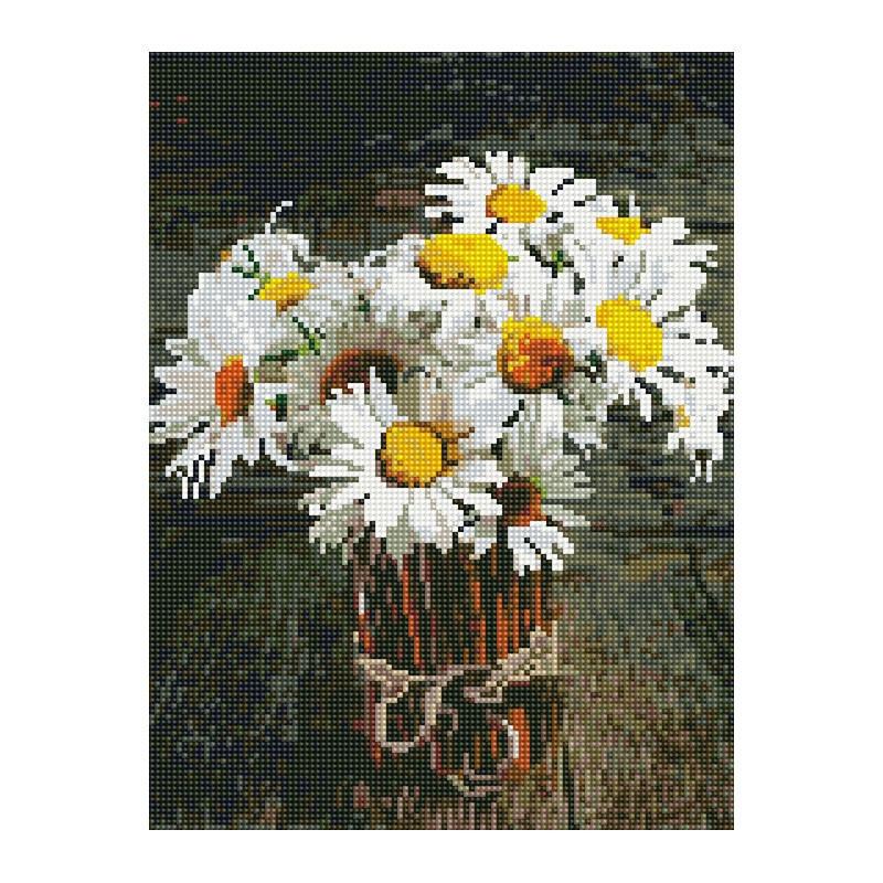 Алмазная мозаика Rainbow Art Букет ромашек 40х30 см (EJ1372)