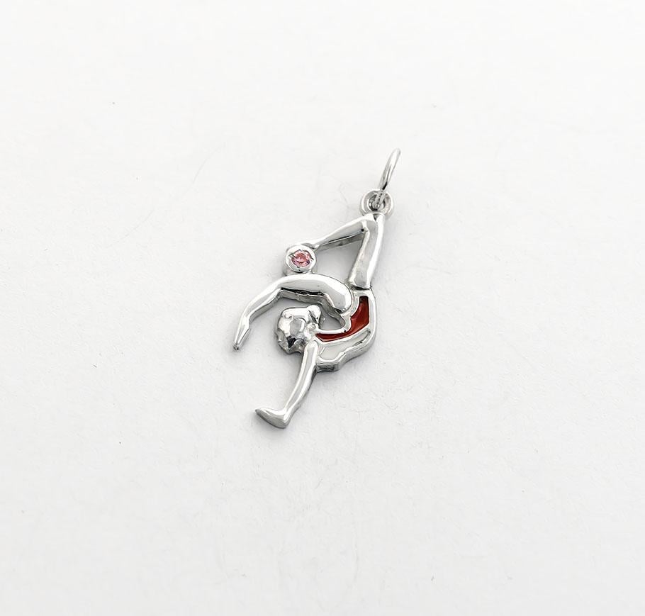 Кулон в виде гимнастки Maxi Silver 8505 (88505)