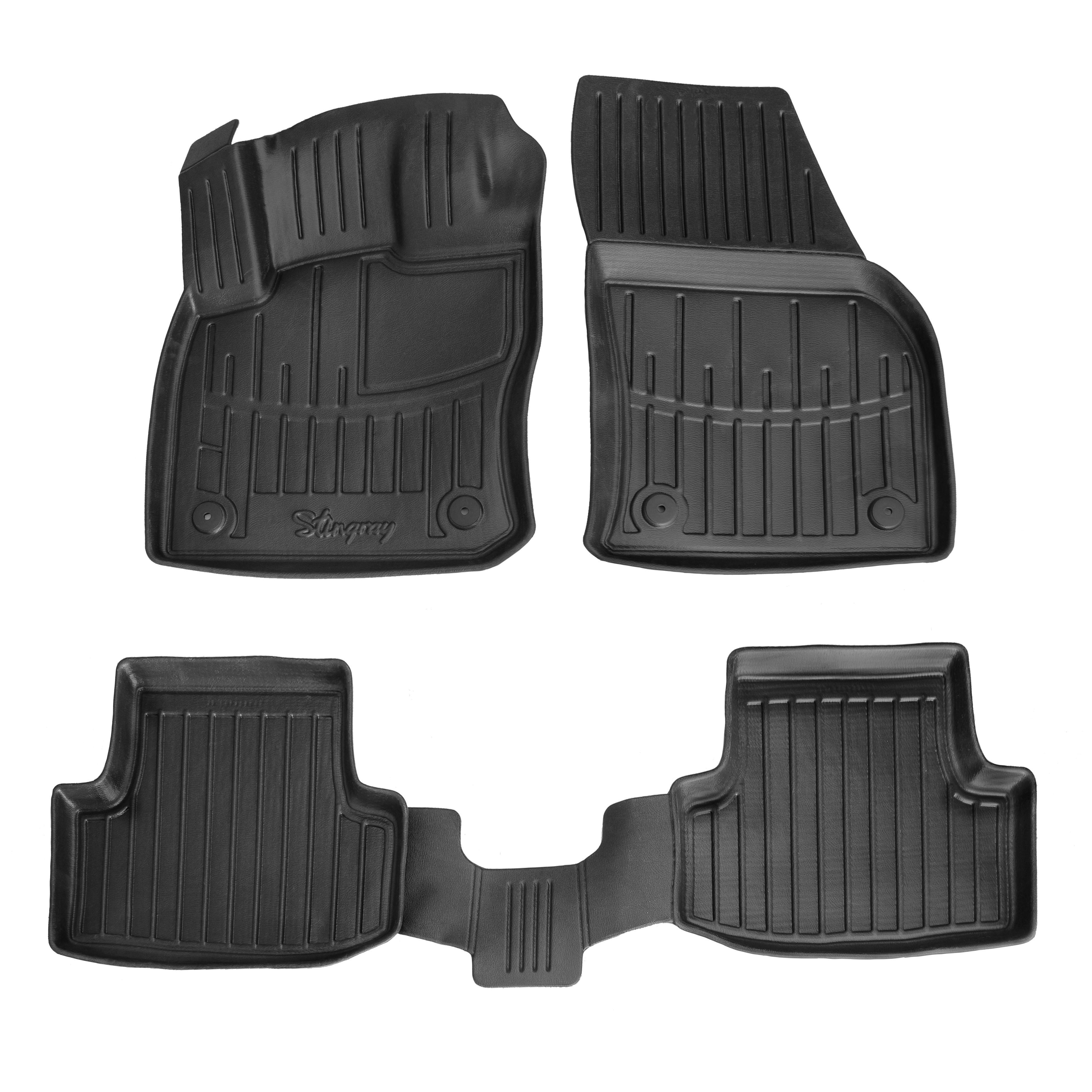 Коврики Stingray 3D для Seat Ateca полиуретан 4 шт. Черный (158567)