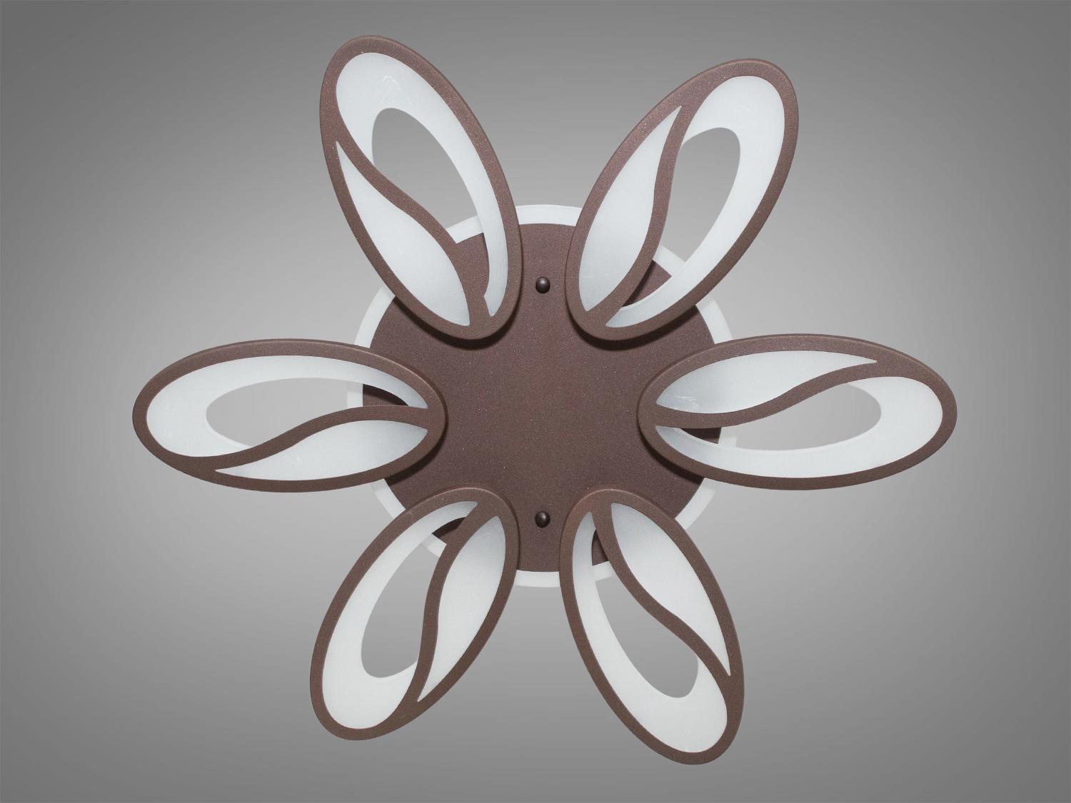 Люстра светодиодная 105 Вт Коричневый (8090/6CF 3col dim) - фото 4 Люстра светодиодная 105 Вт Коричневый (8090/6CF 3col dim) - фото 4