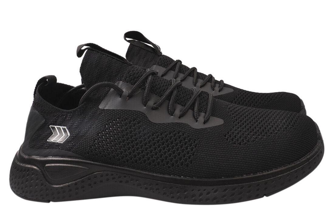 Кроссовки мужские Restime из текстиля на низком ходу на шнуровке р. 46 Черный (156-21LK)