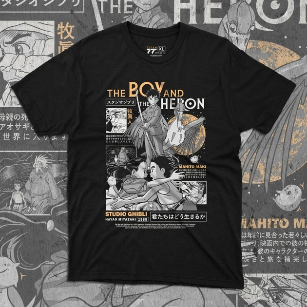 Футболка мужская с принтом The Boy and the Heron р. 48 (Anime0974)
