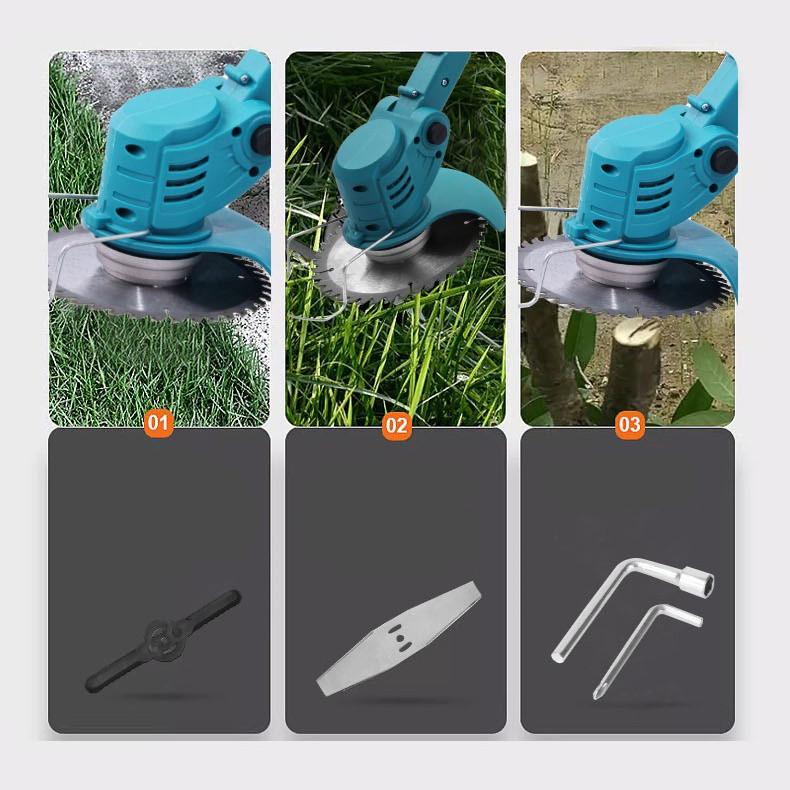 Газонокосарка акумуляторна з двома акумуляторами (25281461) - фото 16