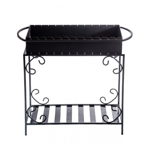 Мангал на 12 шампуров 3 мм на дровнице (m12-3d)