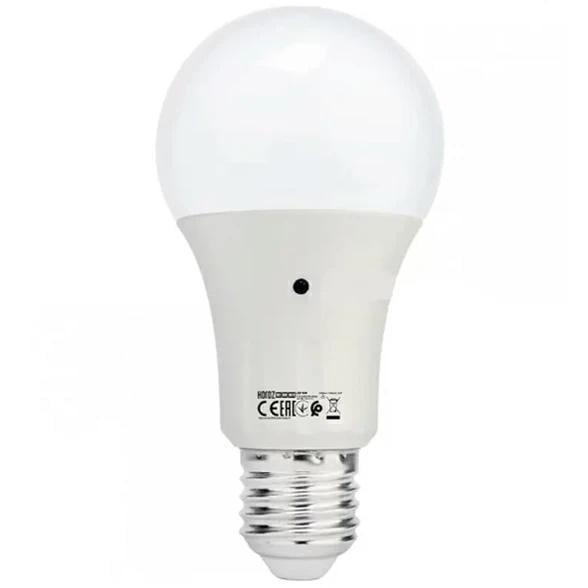 Світлодіодна лампа HOROZ ELECTRIC А60 SMD з фотосенсором 10W 4200K E27 1032 Lm 170-240V (001-068-0010-030)