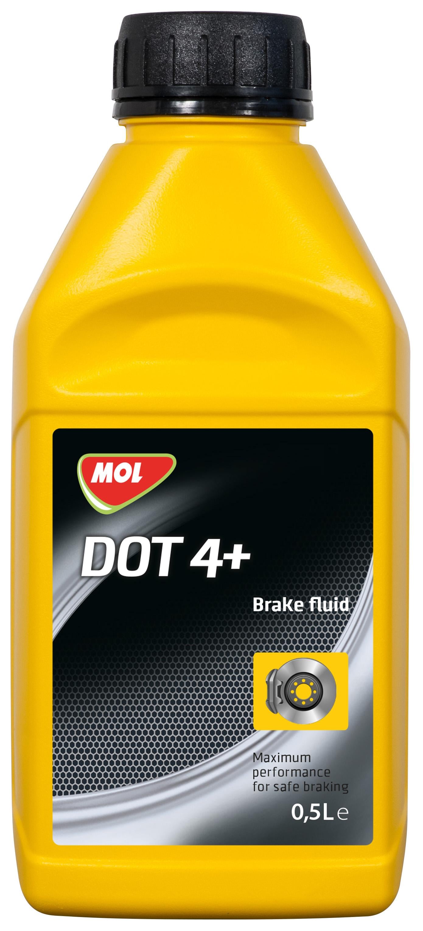 Тормозная жидкость MOL DOT 4+ 0,5 л Тормозная жидкость MOL DOT 4+ 0,5 л