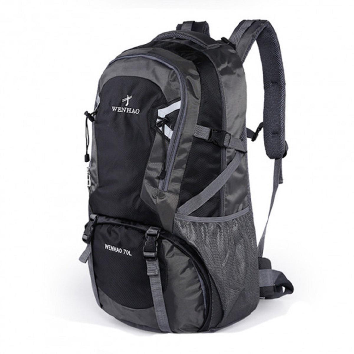 Рюкзак туристичний Wenhao 70 л Черный (R506027-Z)