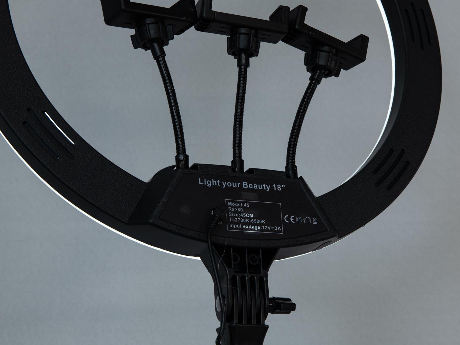 Кольцевая лампа без штатива 220В 35 см (SL-18) - фото 3 Кольцевая лампа без штатива 220В 35 см (SL-18) - фото 3