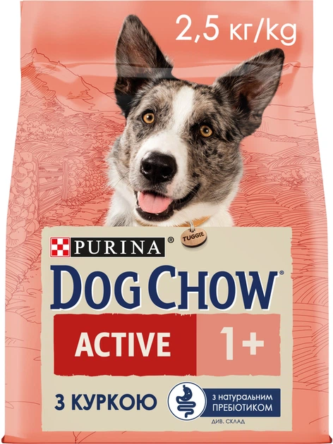 Корм сухий для активних собак Dog Chow Active з куркою 2,5 кг (87858)