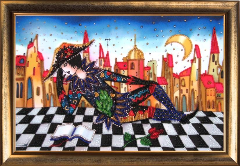 Набір для вишивання бісером BUTTERFLY 480 Арлекін 24х36 см (480) Набір для вишивання бісером BUTTERFLY 480 Арлекін 24х36 см (480)