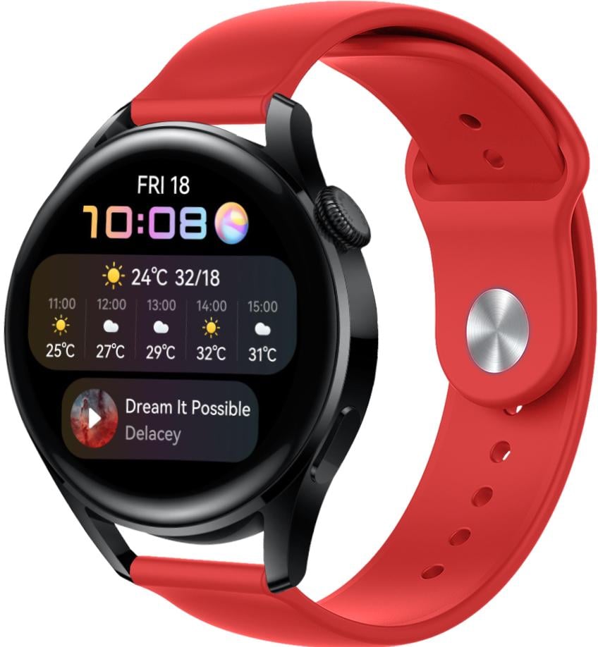 Ремешок Base для Huawei Watch 3 Red (22558-2D)