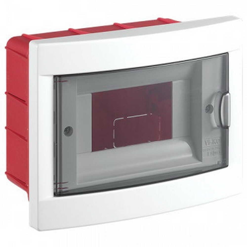 Щит розподільчий Viko вбудовуваний 6 модулів під автомати (21787-е)