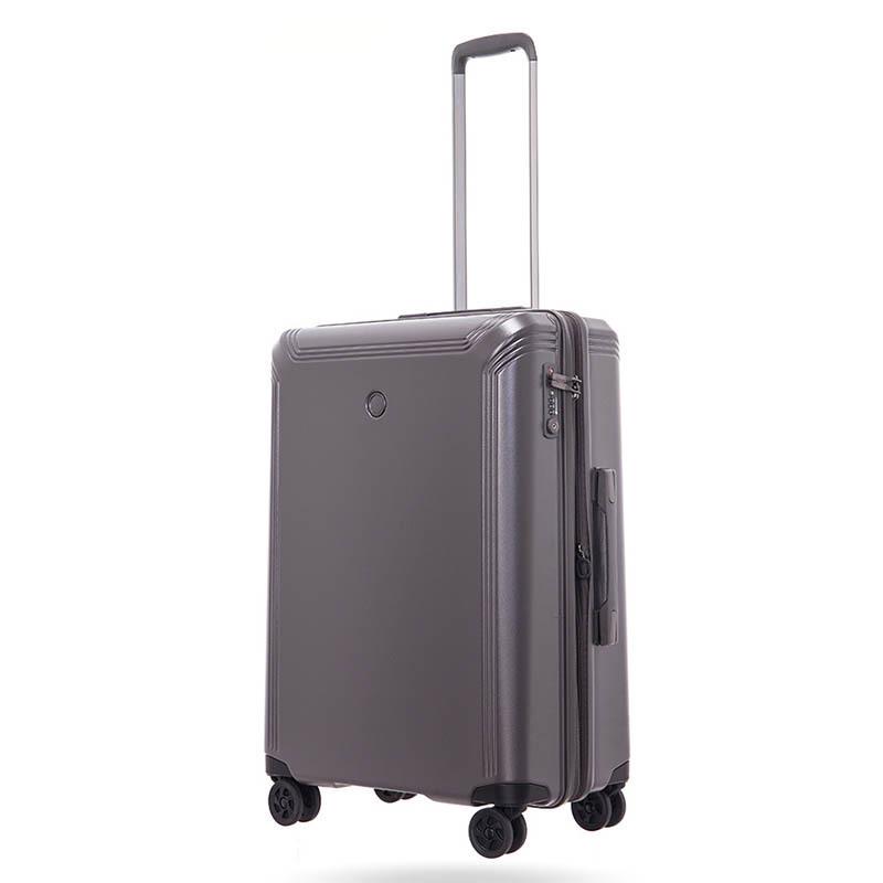 Валіза на 4 колесах Echolac Civil M 79 л Grey (EcPC162-402-04)