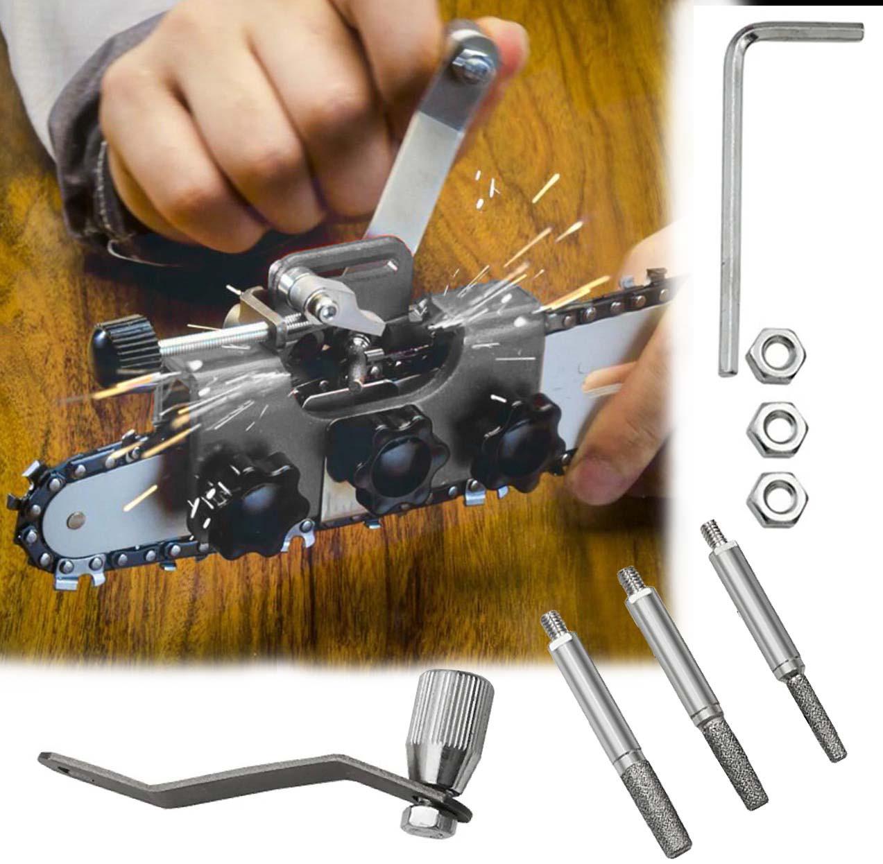 Механічна машинка для заточування ланцюгів пив Black - фото 5
