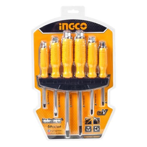 Набор ударных отверток INGCO 6 шт. (000143362)