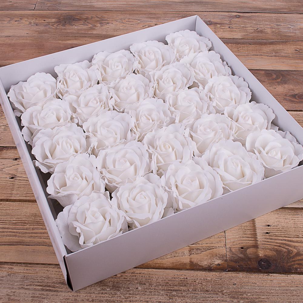 Мыло в ванную роза 25 шт. Белый (2178-4)